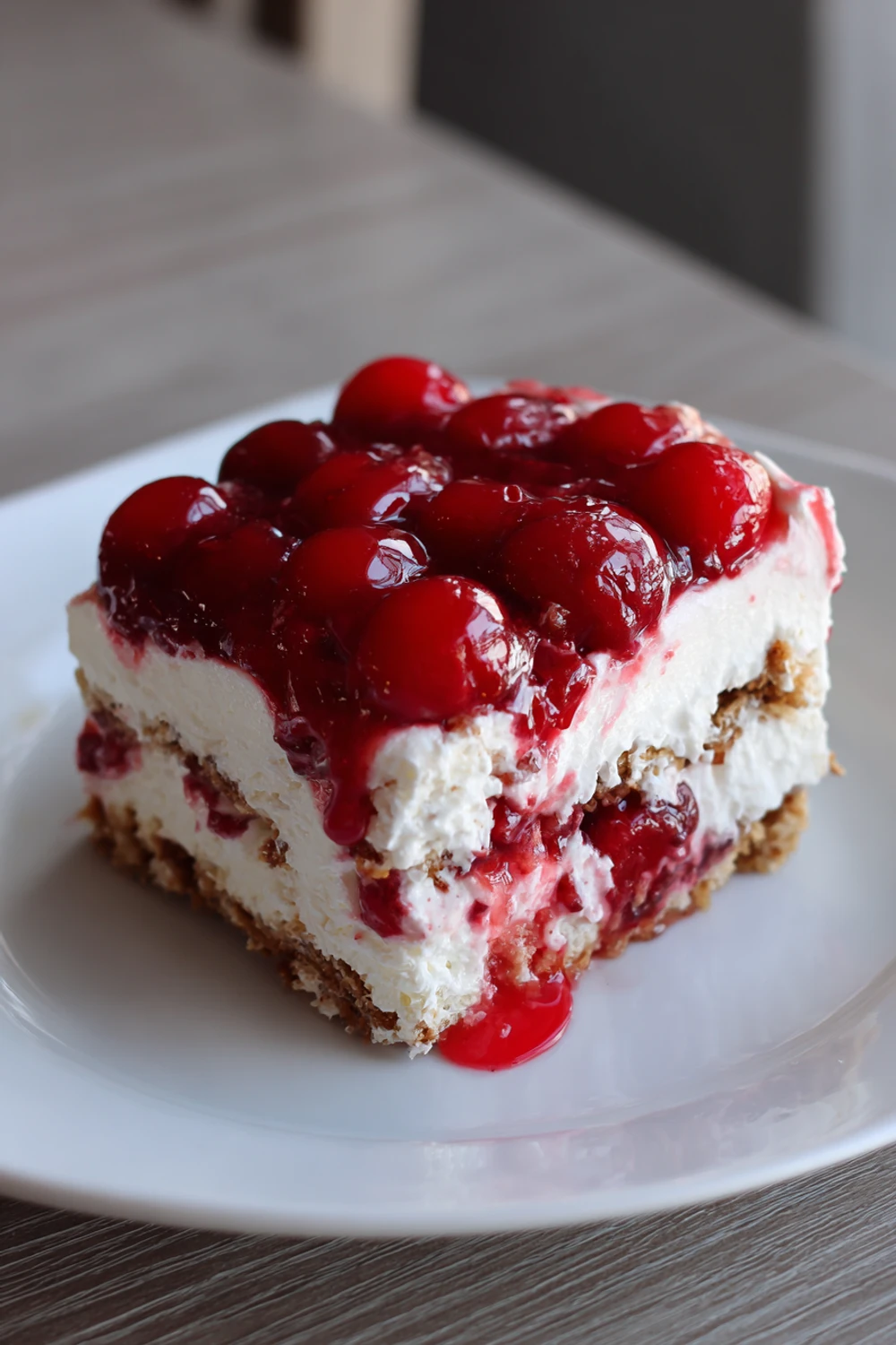 Cherry Cheesecake Icebox Cake Recipe recipe
