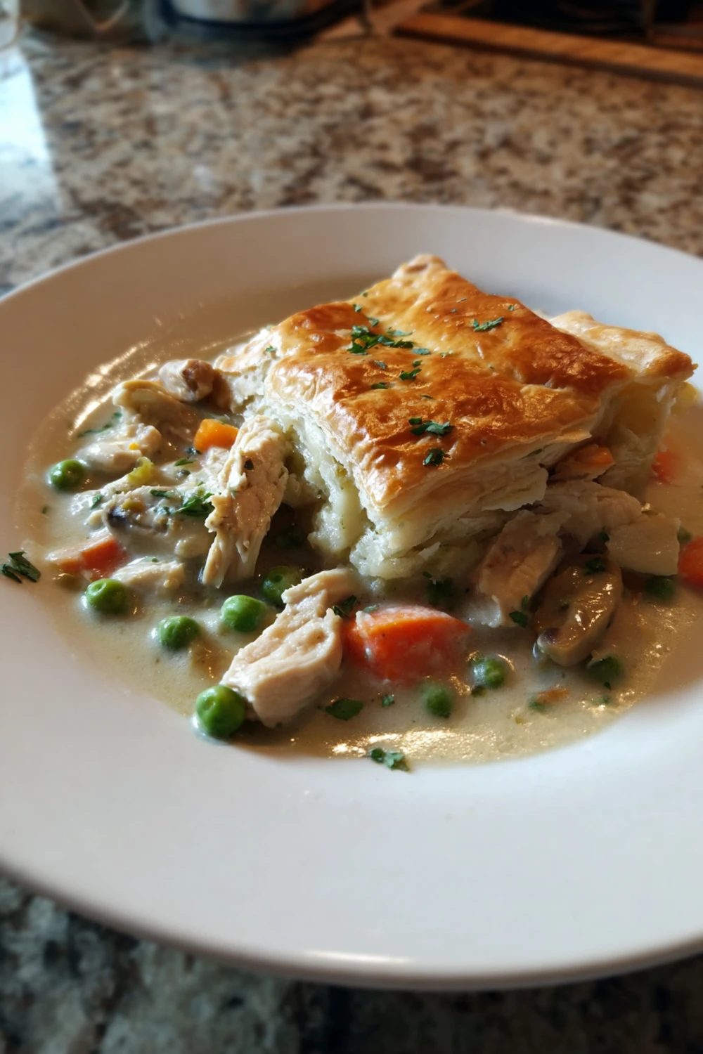 Easy Chicken No-Pot Pie Recipe recipe
