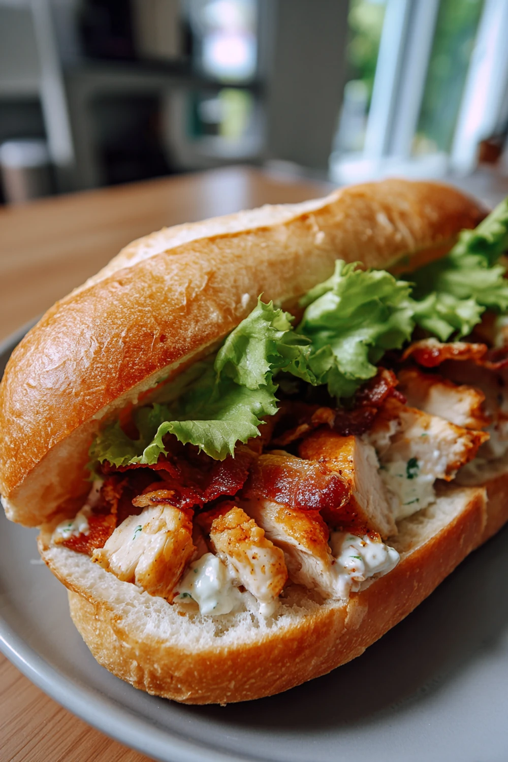 Chopped Chicken Bacon Ranch Sandwich Recipe recipe