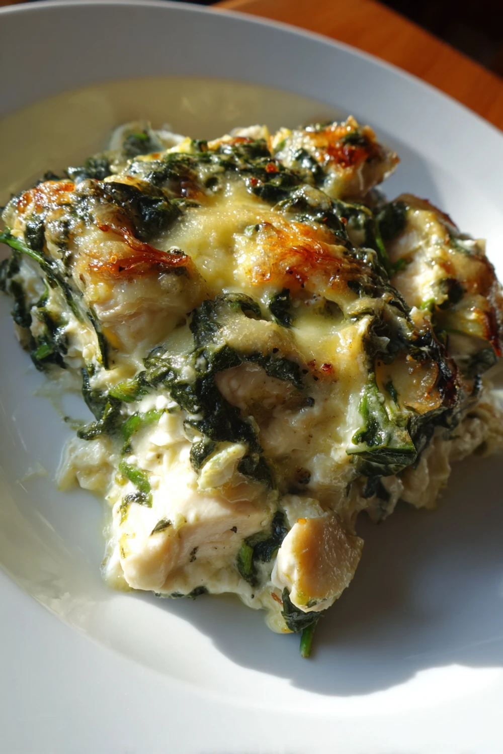 Creamy Spinach & Feta Chicken Casserole recipe