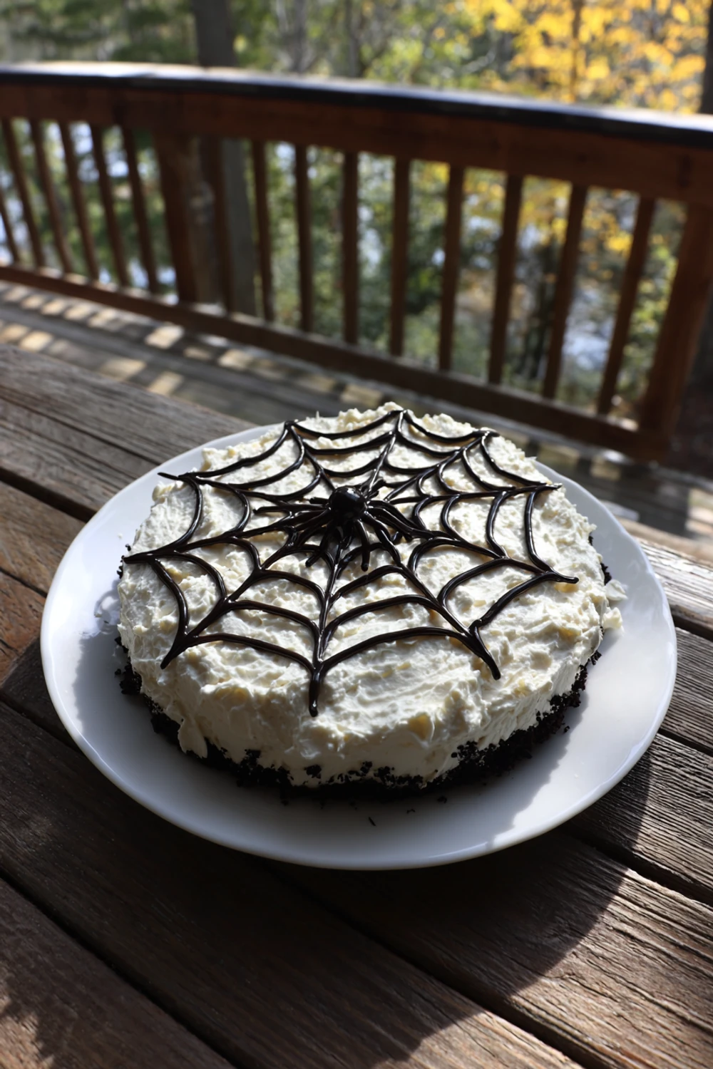 Halloween Spiderweb Layered Dip Recipe recipe