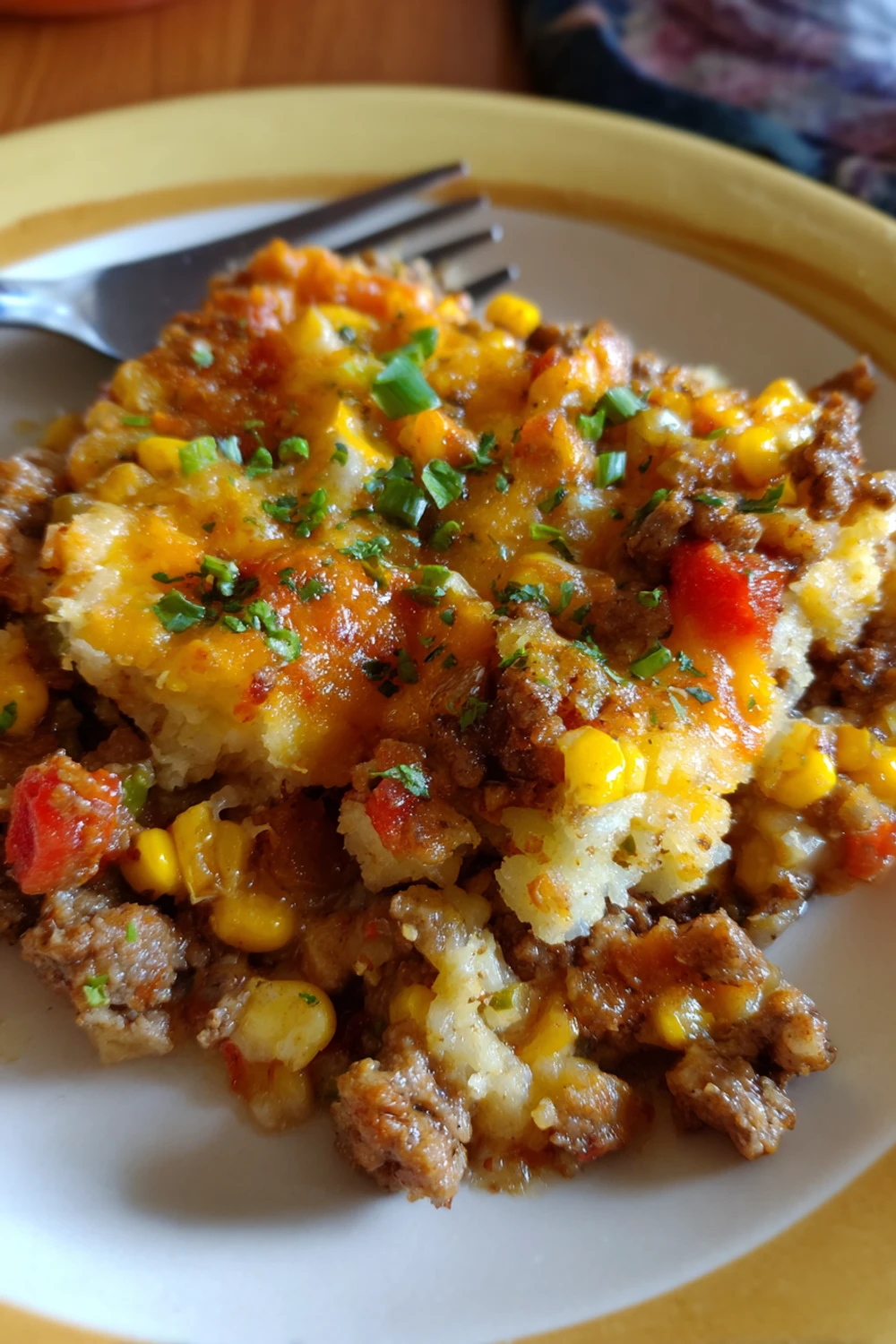 Easy Hobo Casserole with Ground Beef recipe