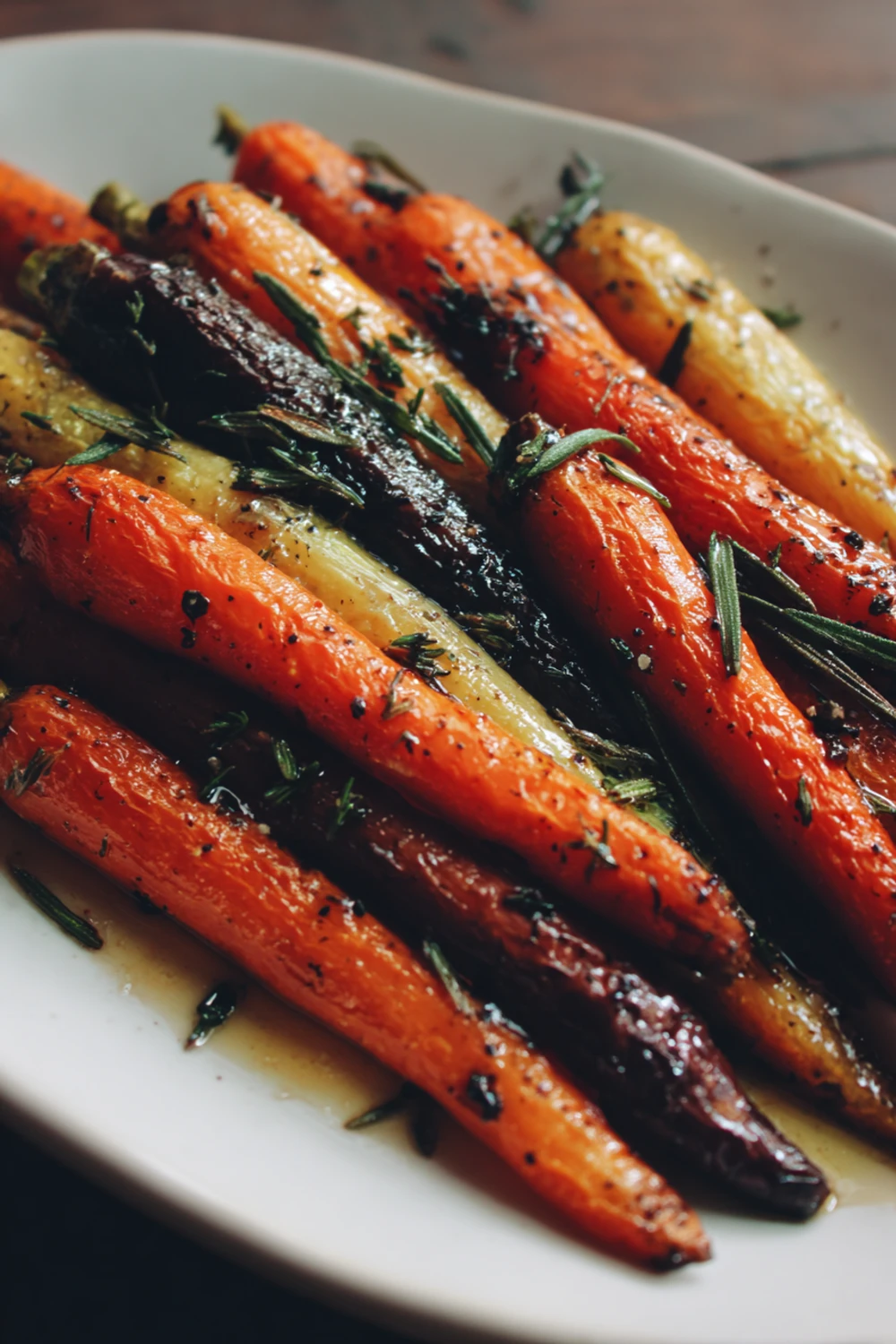 Maple Glazed Roasted Carrots Recipe recipe