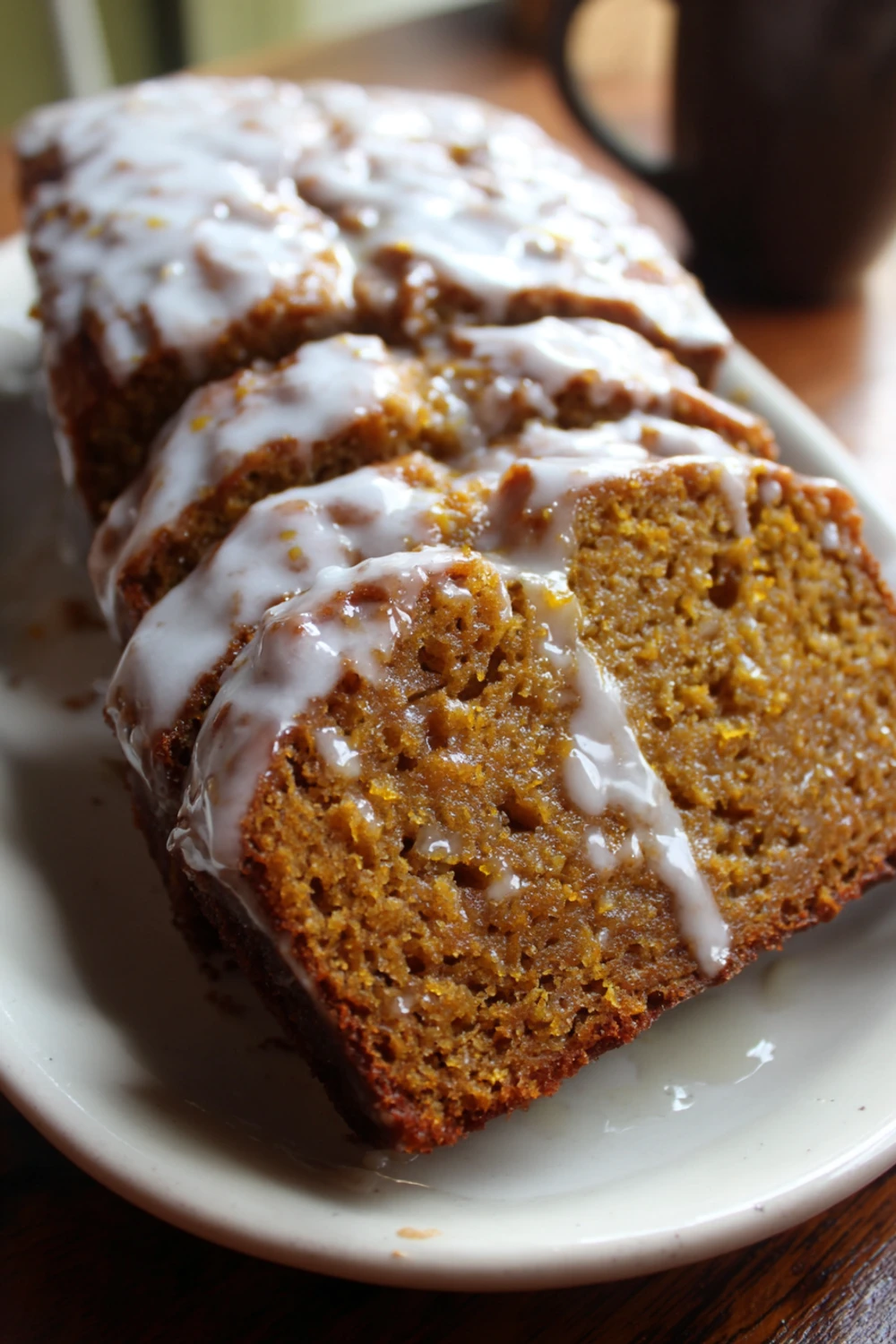 Pumpkin Bread With Salted Brown Butter Glaze recipe