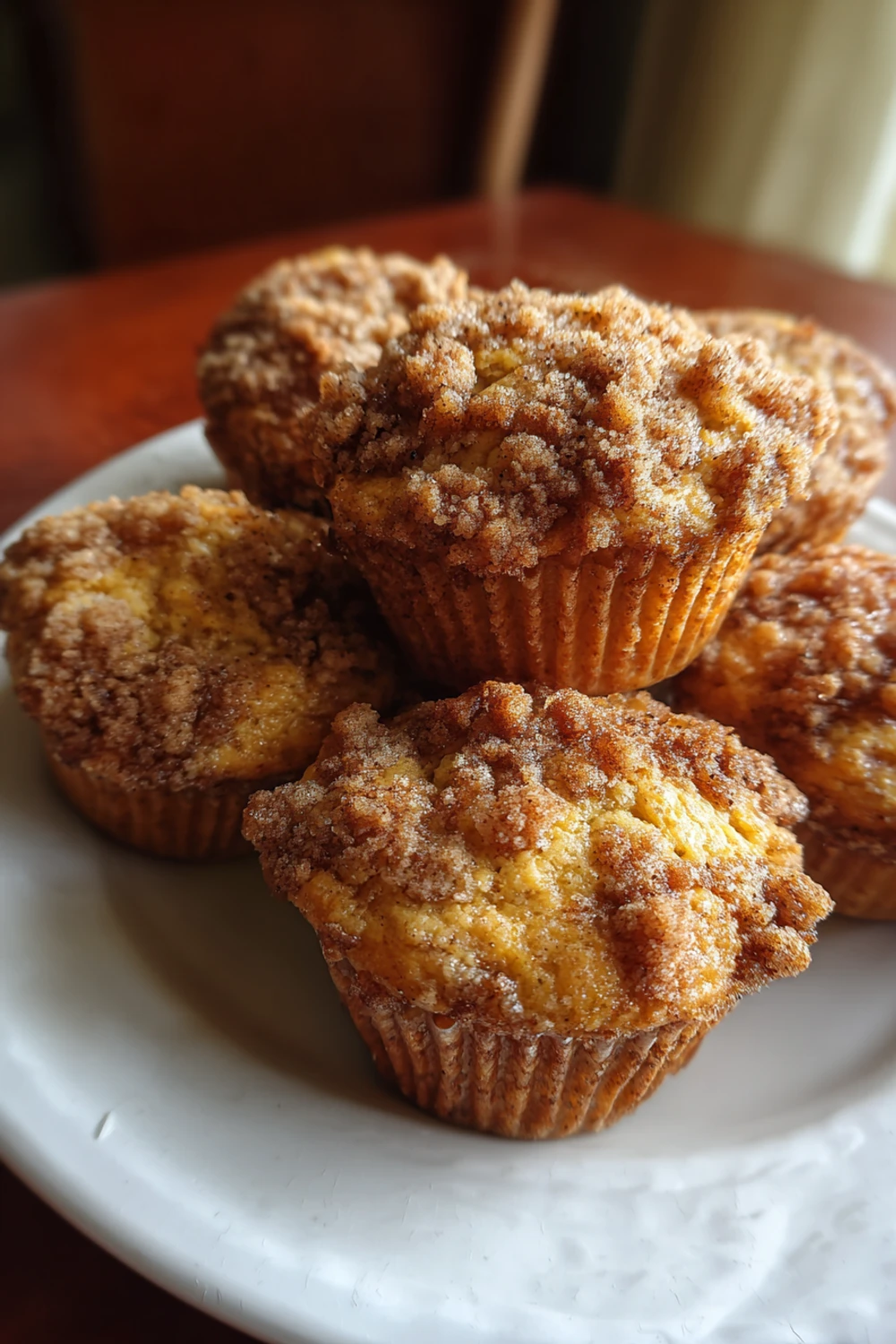 Pumpkin Spice Streusel Muffins recipe