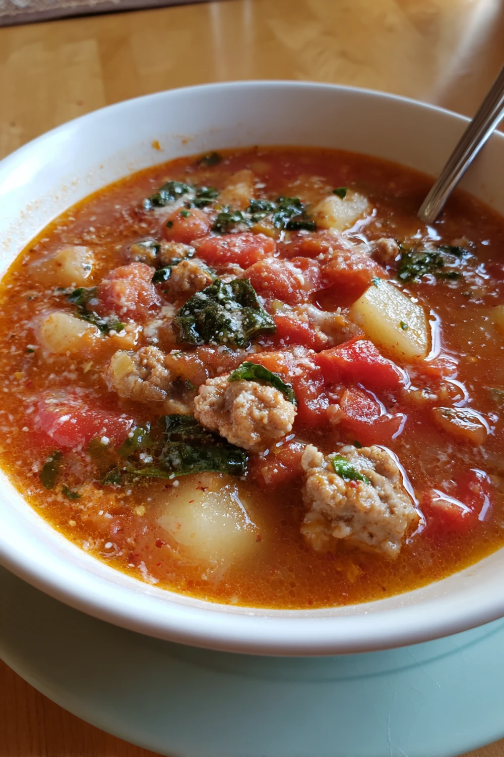 Slow Cooker Italian Sausage Soup recipe