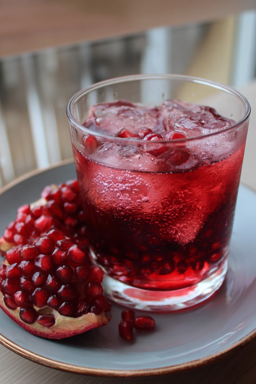 Smoky Black Pomegranate Cocktail Recipe recipe