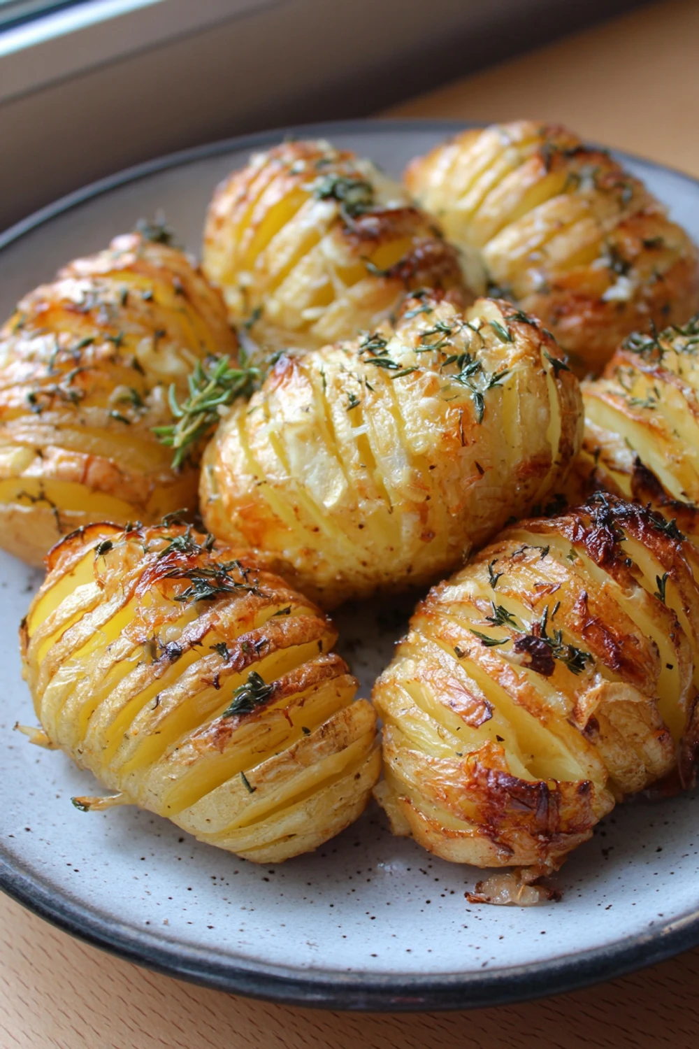 Sour Cream and Onion Hasselback Potatoes Recipe recipe
