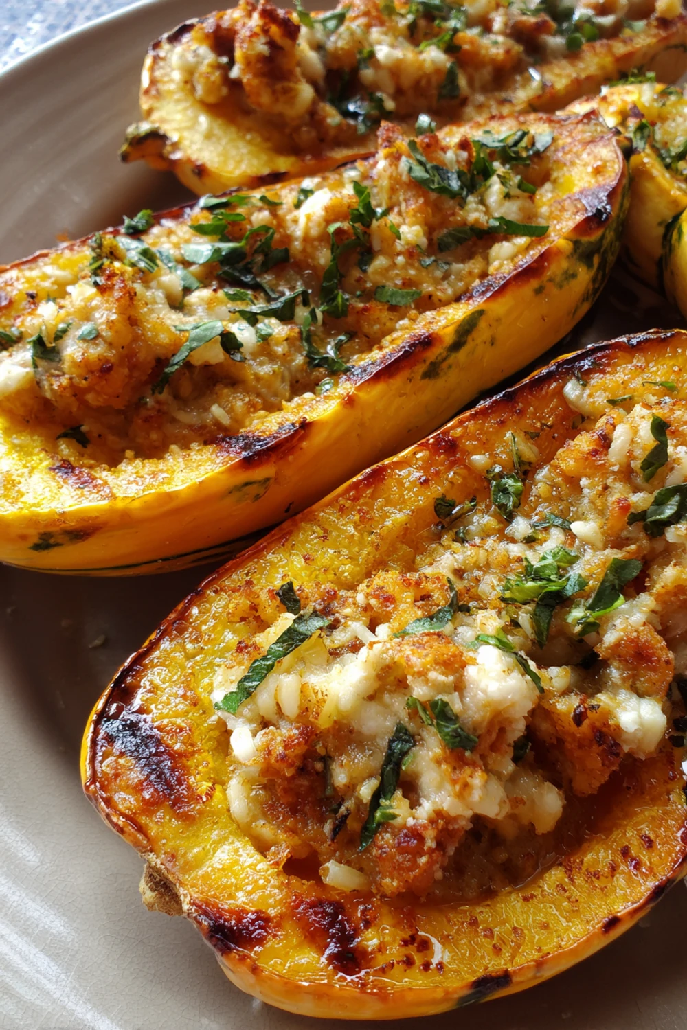 Stuffed Delicata Squash Recipe recipe