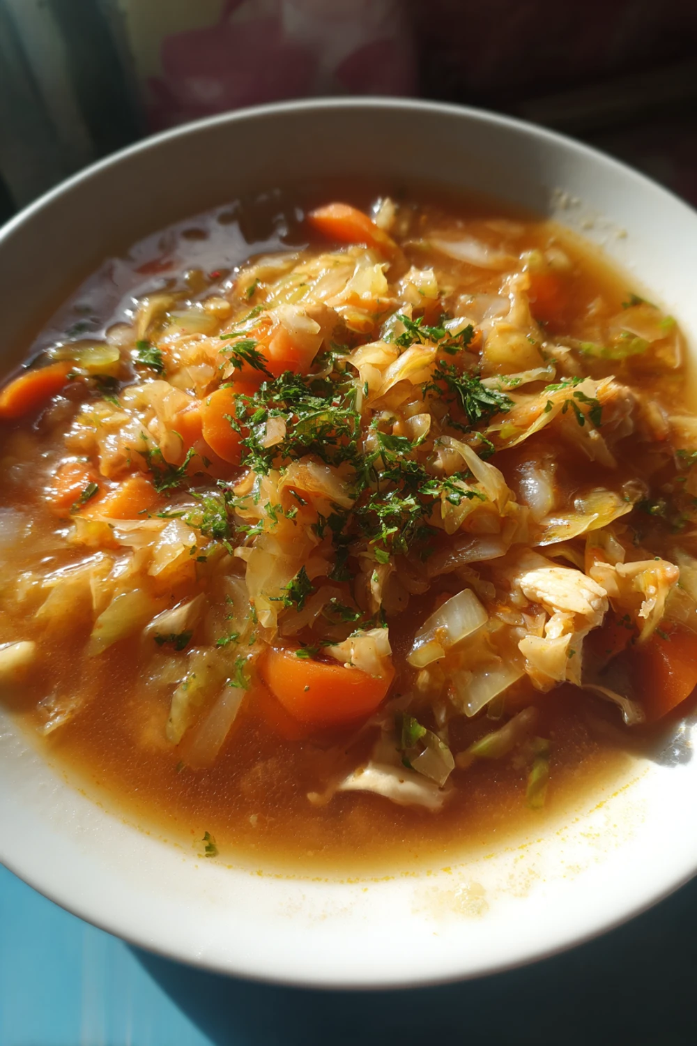 Sweet and Sour Cabbage Soup Recipe recipe
