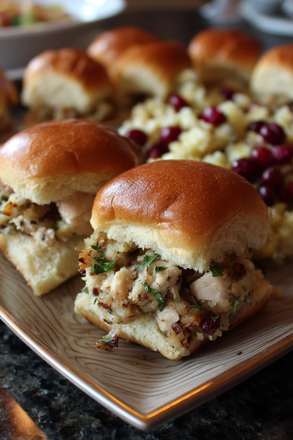 Easy Turkey And Stuffing Sliders Recipe recipe