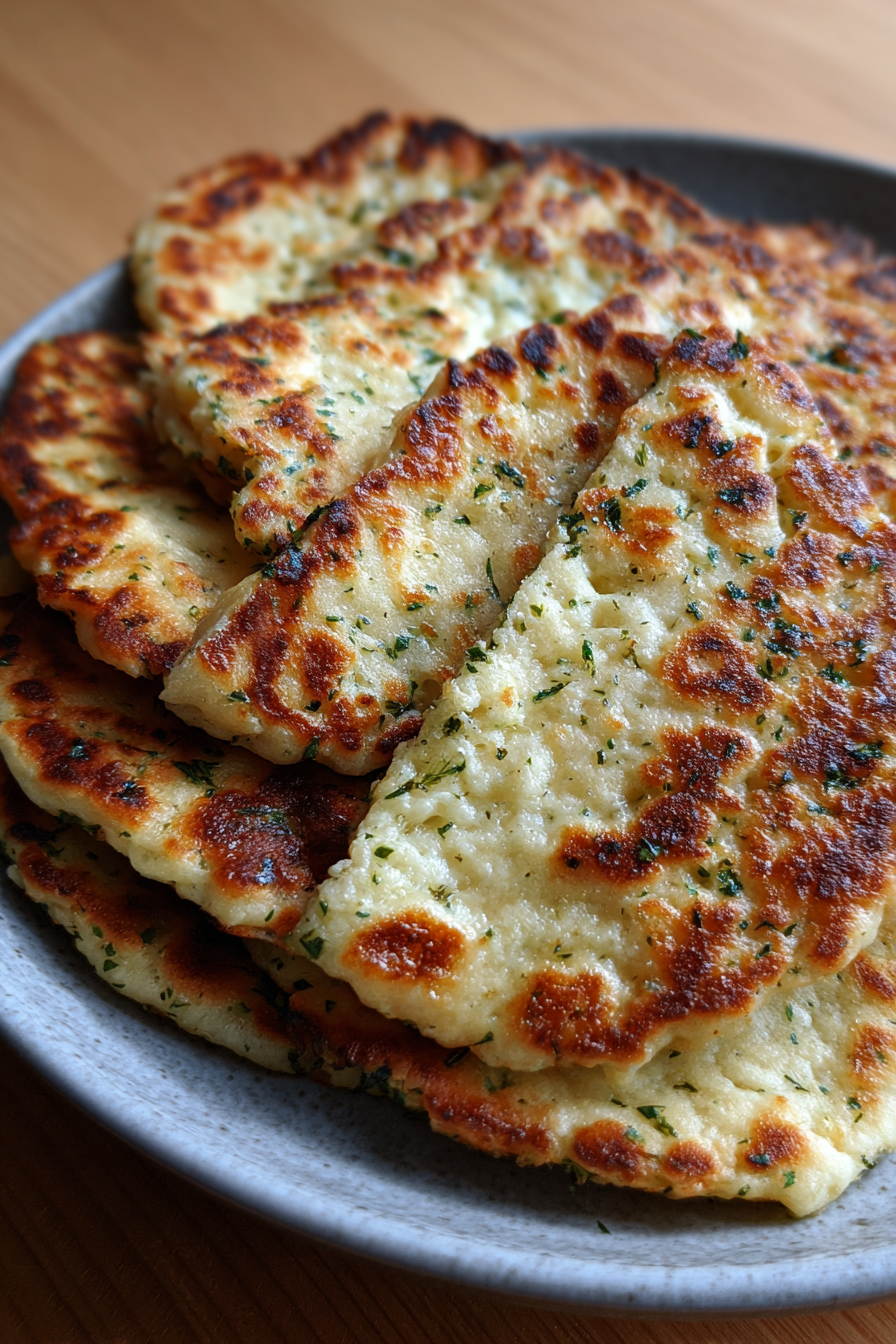 2 Ingredient Cottage Cheese Flatbread Recipe recipe