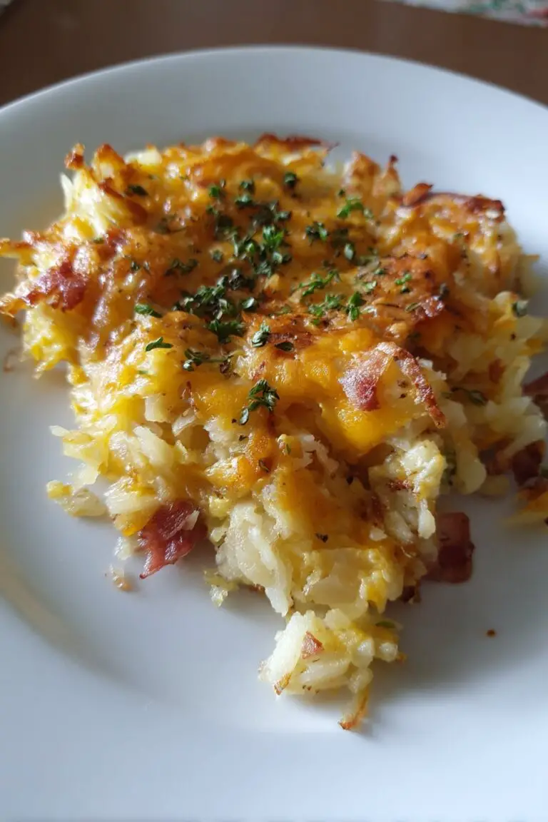 CHEESY HASH BROWN BREAKFAST CASSEROLE RECIPE
