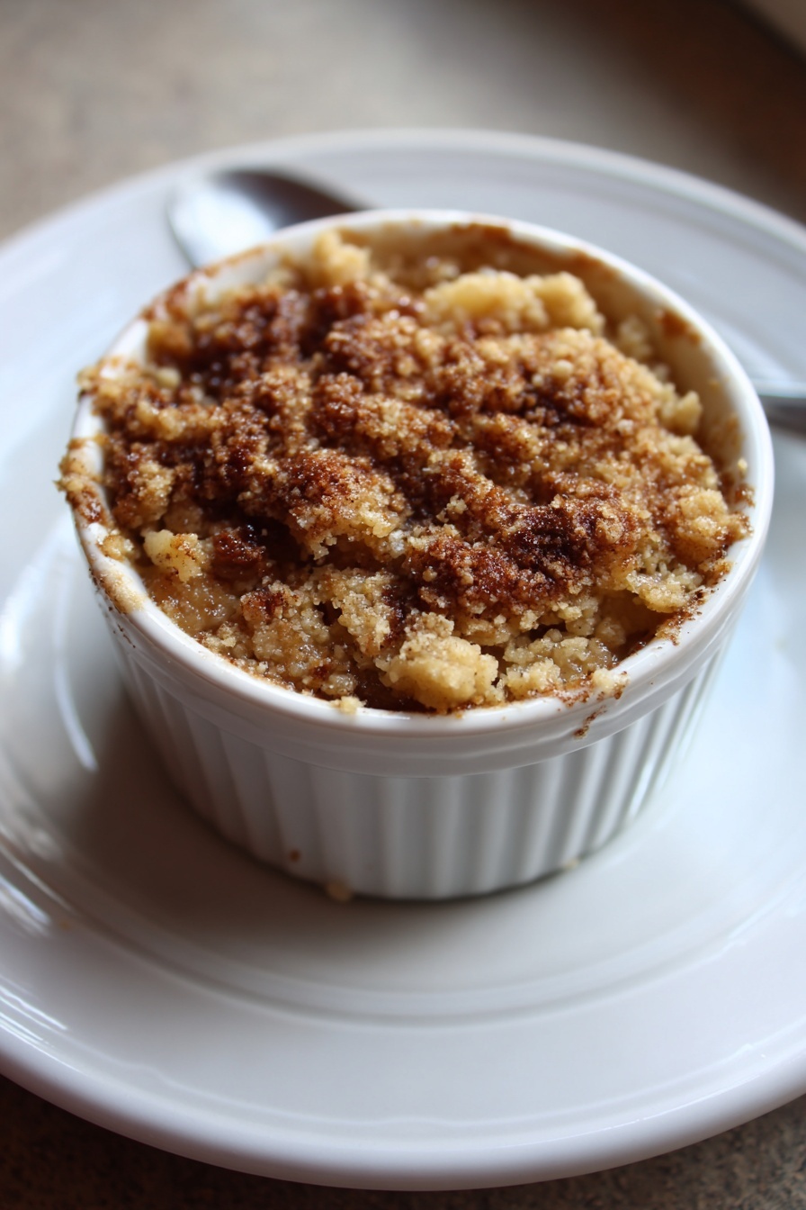 Cinnamon Apple Crisp in a Mug Recipe