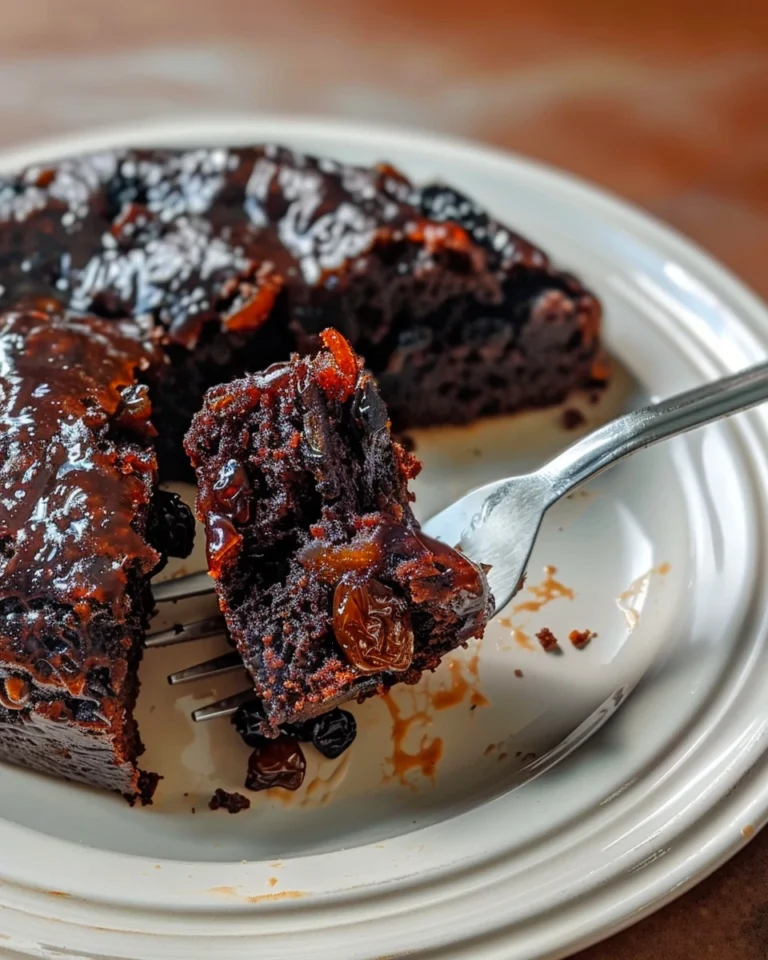 Guyanese Dense Dark Fruit Brick Cake Recipe