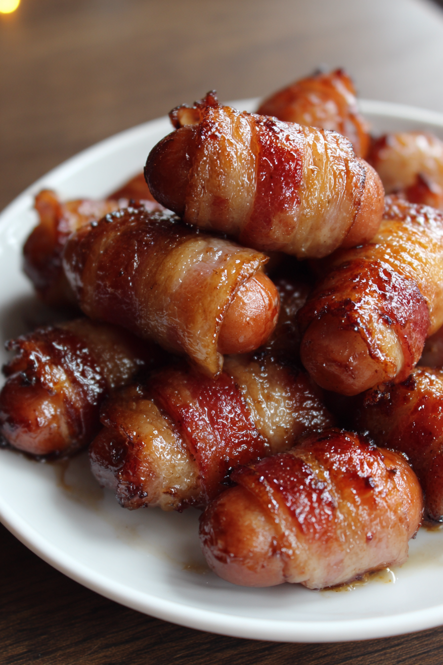 Bacon Wrapped Little Smokies Recipe recipe