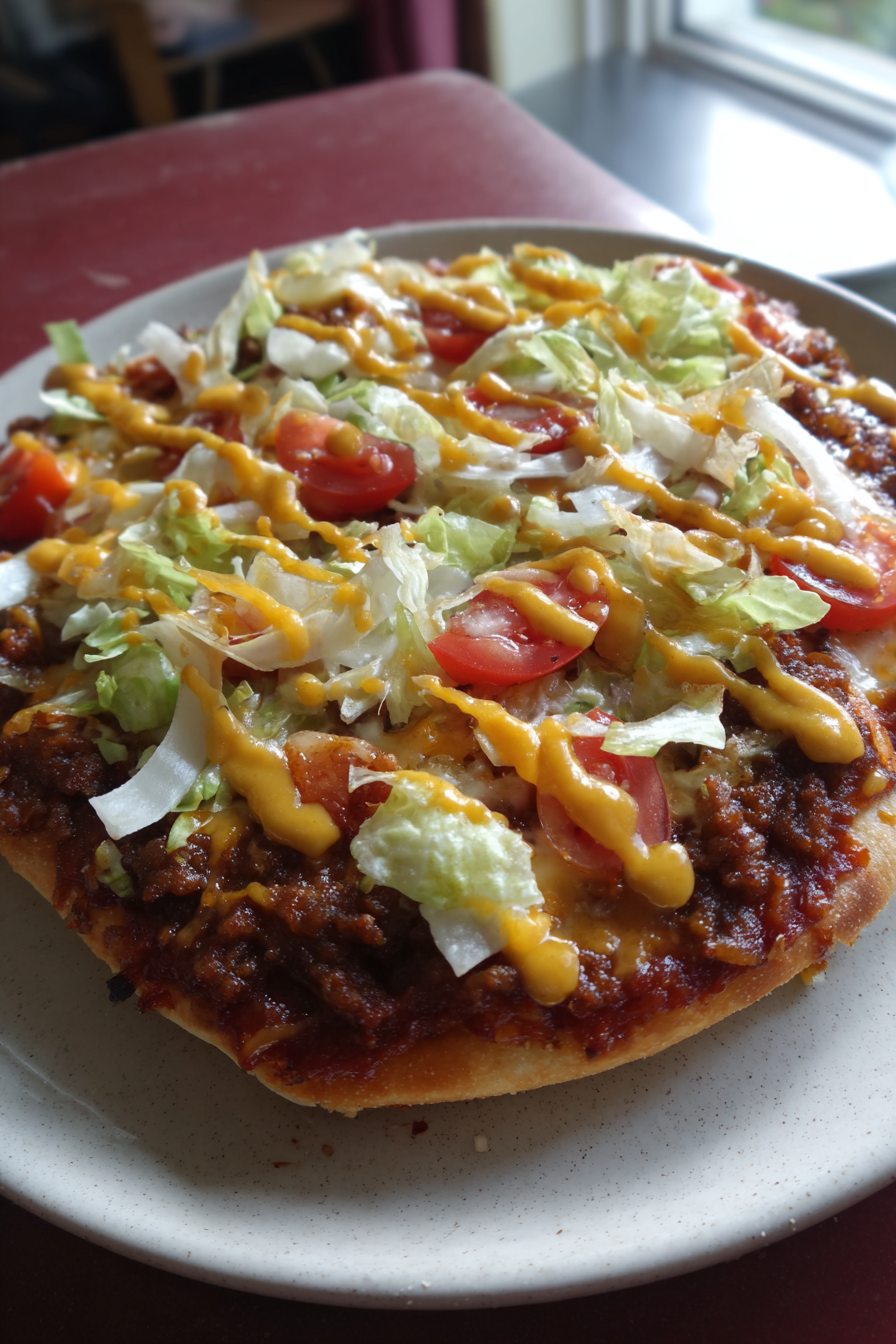 Big Mac Pizza Recipe At Home recipe