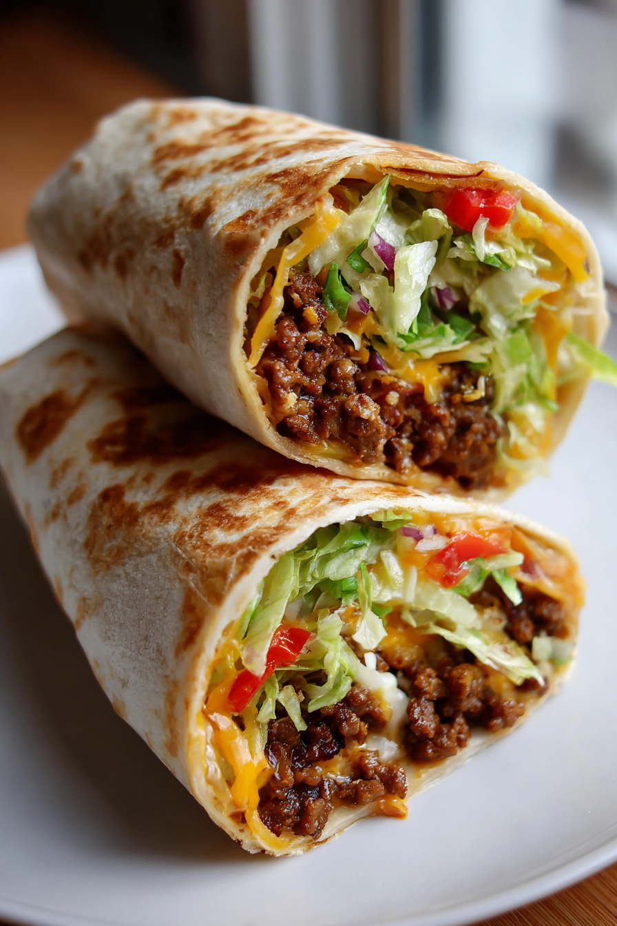 Big Mac Style Taco Wraps Recipe recipe