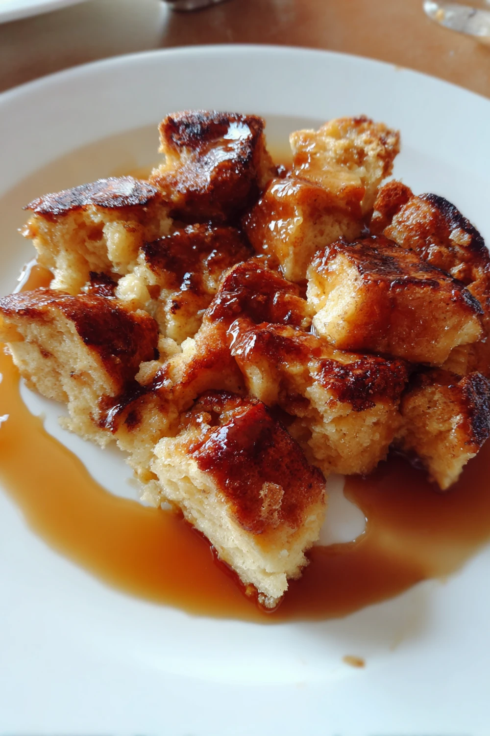 Brioche Bread Pudding with Bourbon-Caramel Sauce recipe