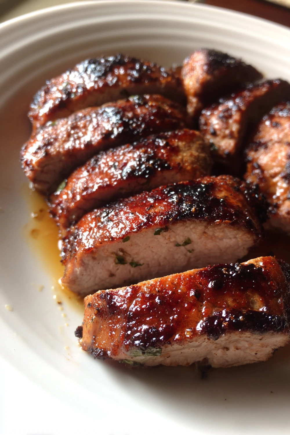 Brown Sugar Balsamic Glazed Pork Tenderloin recipe