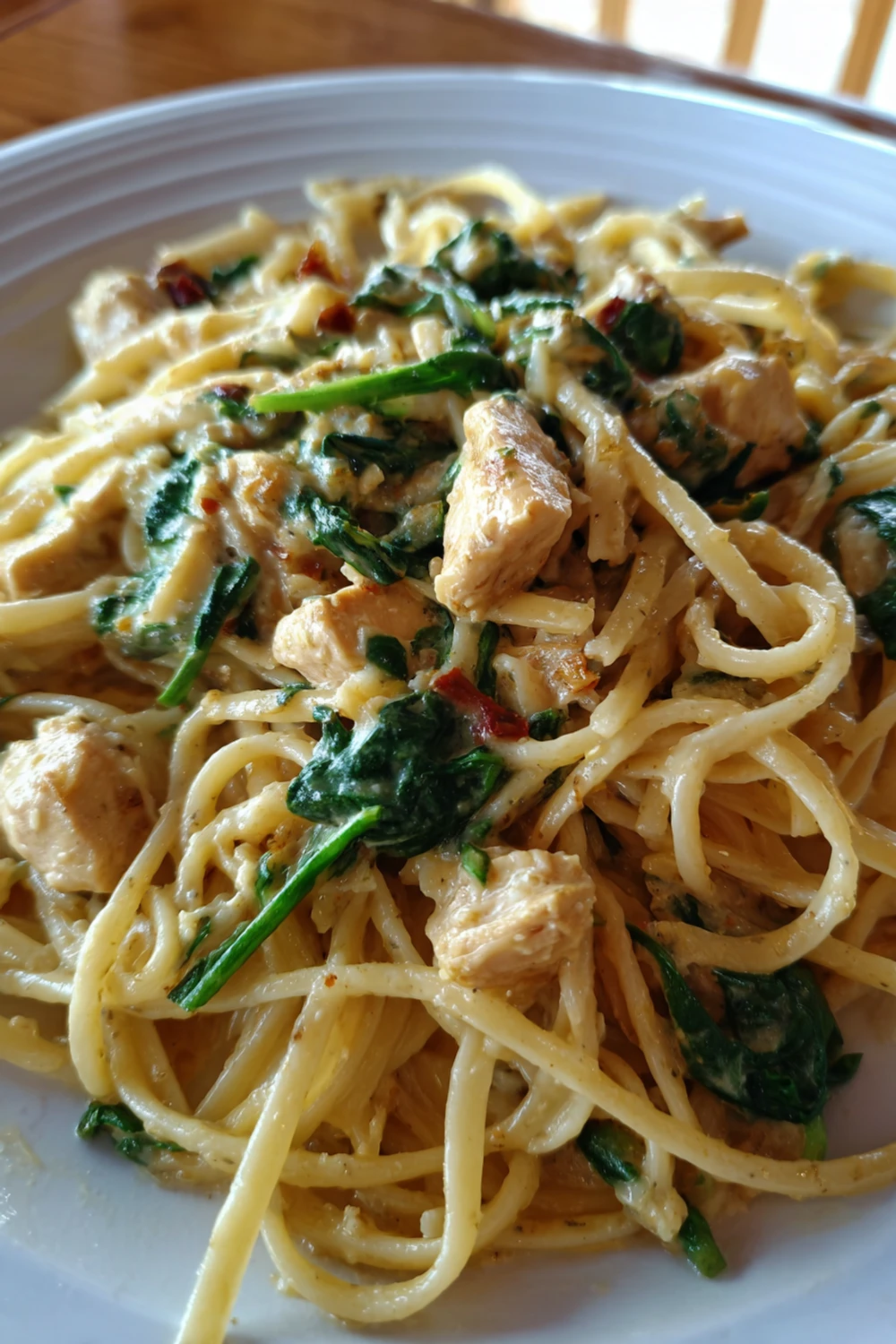 Creamy Tuscan Chicken Pasta Recipe recipe