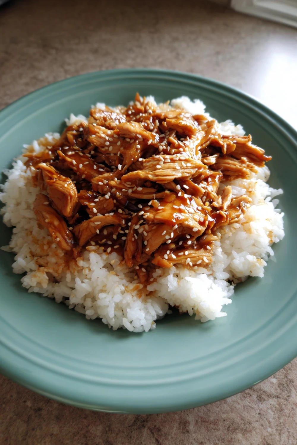 Easy Crock Pot Teriyaki Chicken and Rice recipe