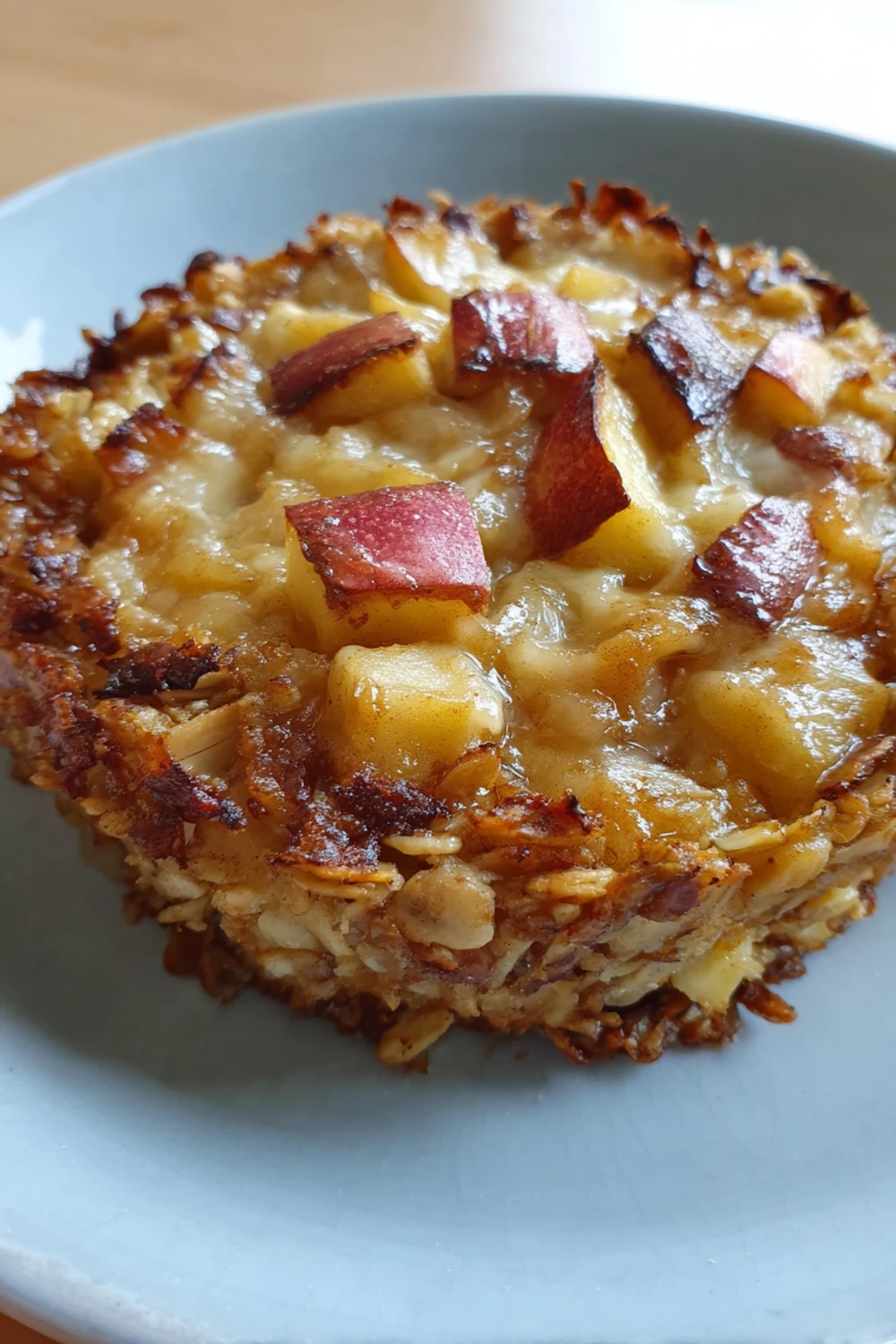 Double Apple Baked Oatmeal Recipe recipe
