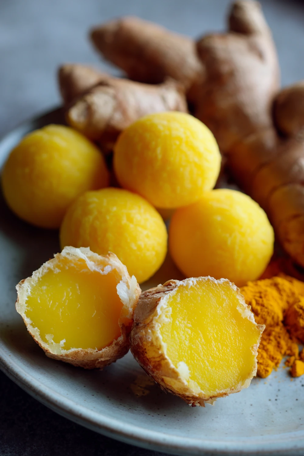 Frozen Lemon Ginger Turmeric Shots Recipe recipe