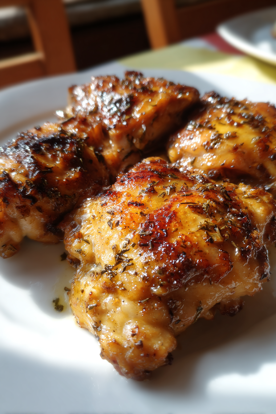 Honey Butter Garlic Chicken Thighs Recipe recipe