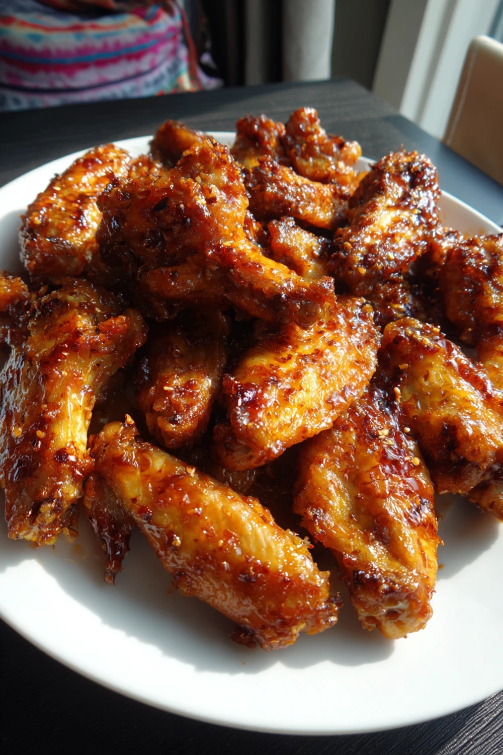 Hot Honey Baked Chicken Wings Recipe recipe