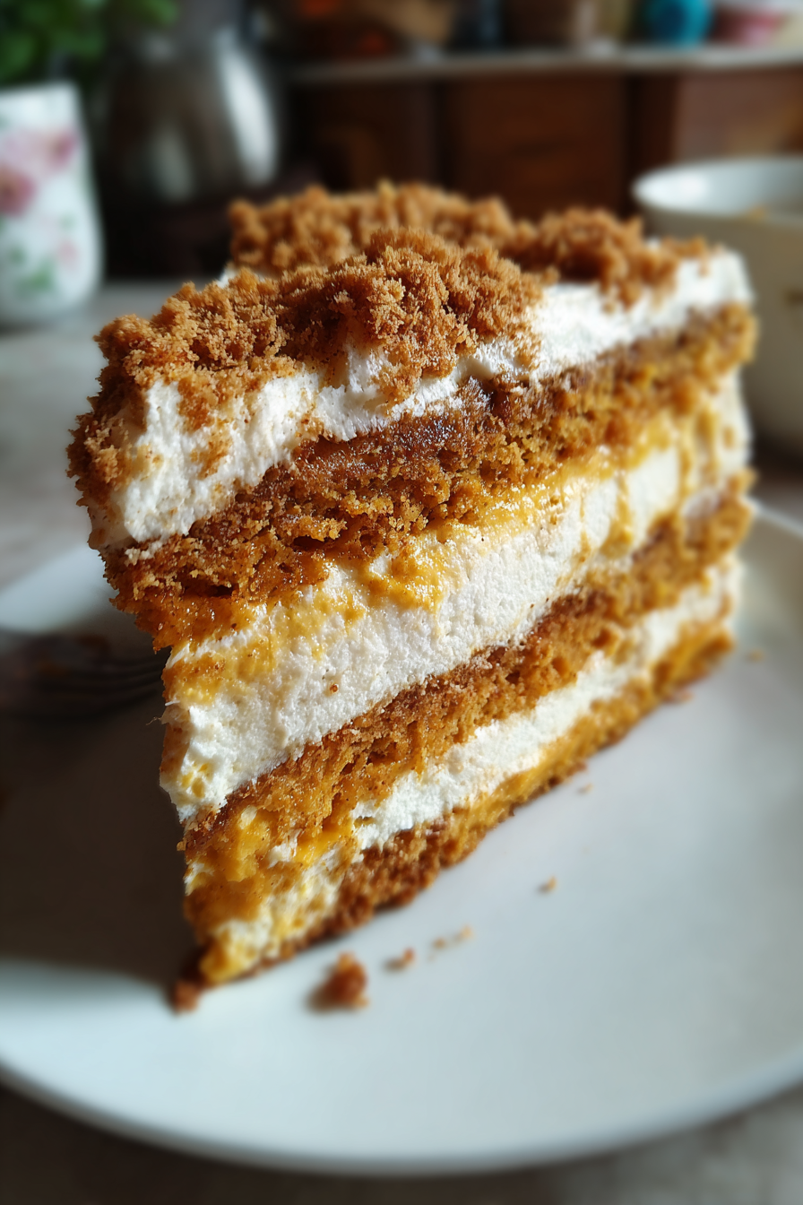 Easy Pumpkin Pie Cake Recipe recipe