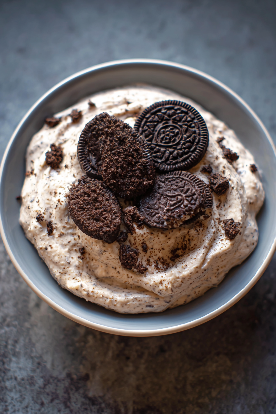 Viral Brownie Batter Oreo Dip Recipe recipe