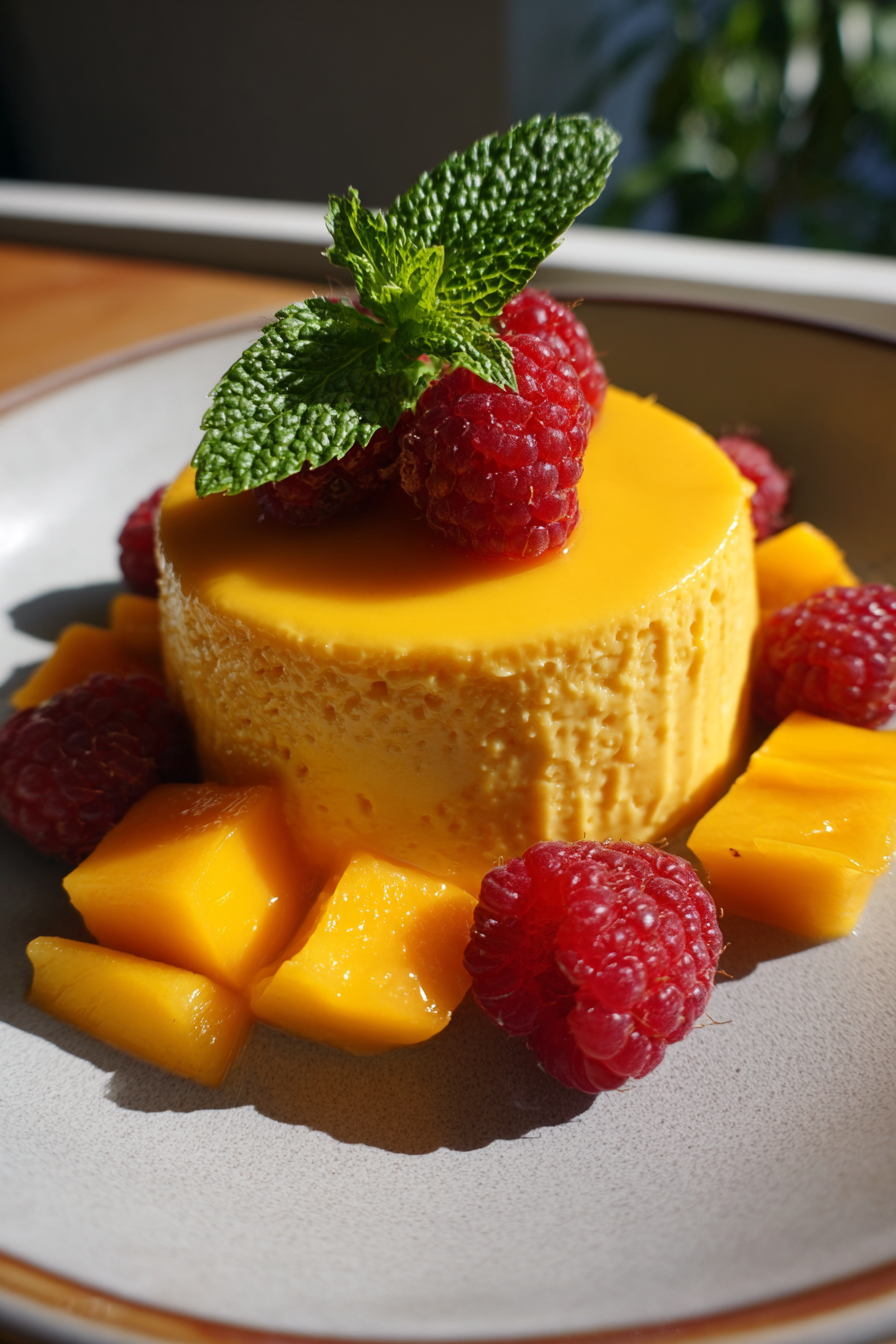 Easy 3-Ingredient Mango Protein Mousse recipe