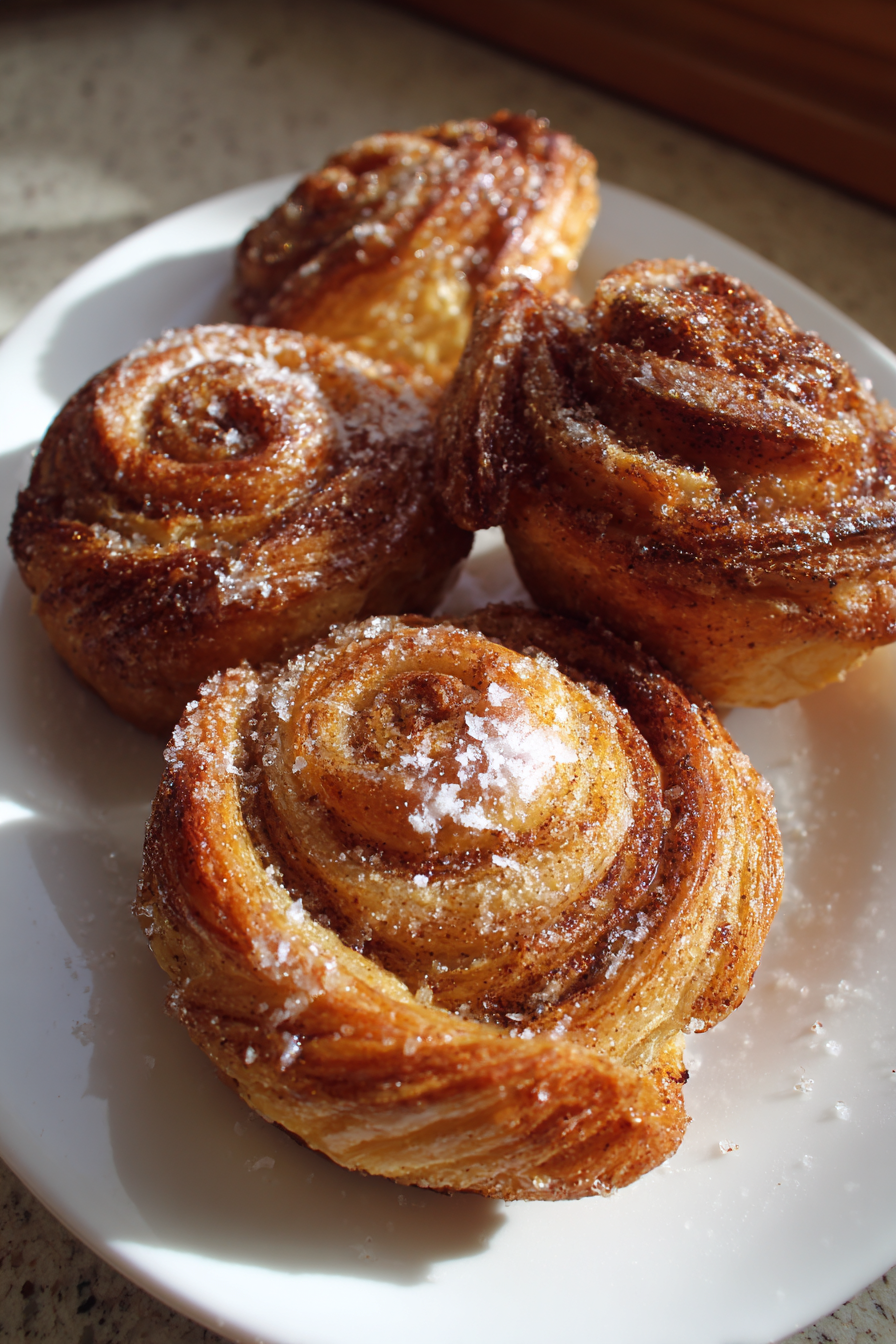 Easy Apple Butter Cruffins recipe