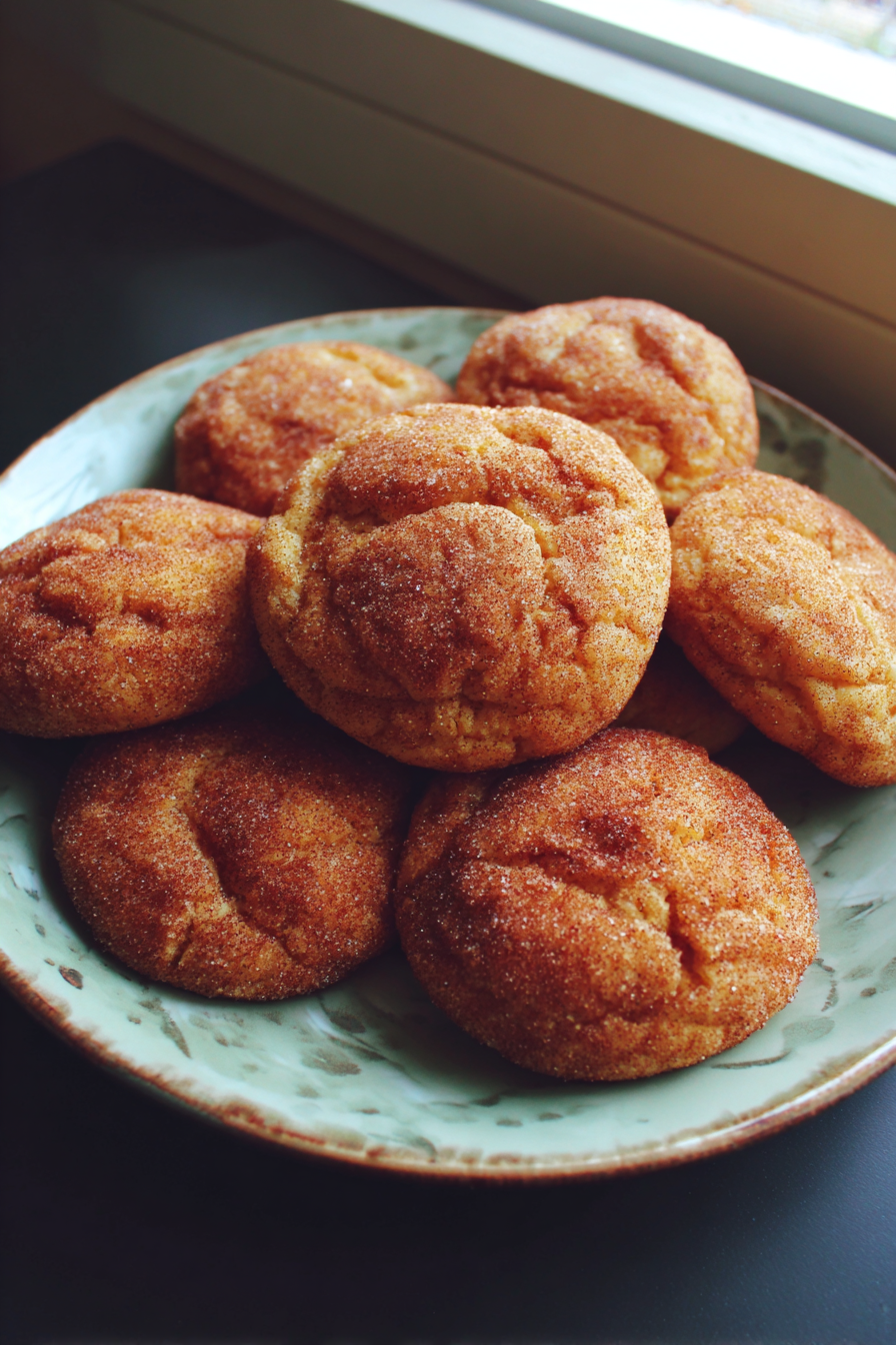Easy Apple Butter Snickerdoodles recipe