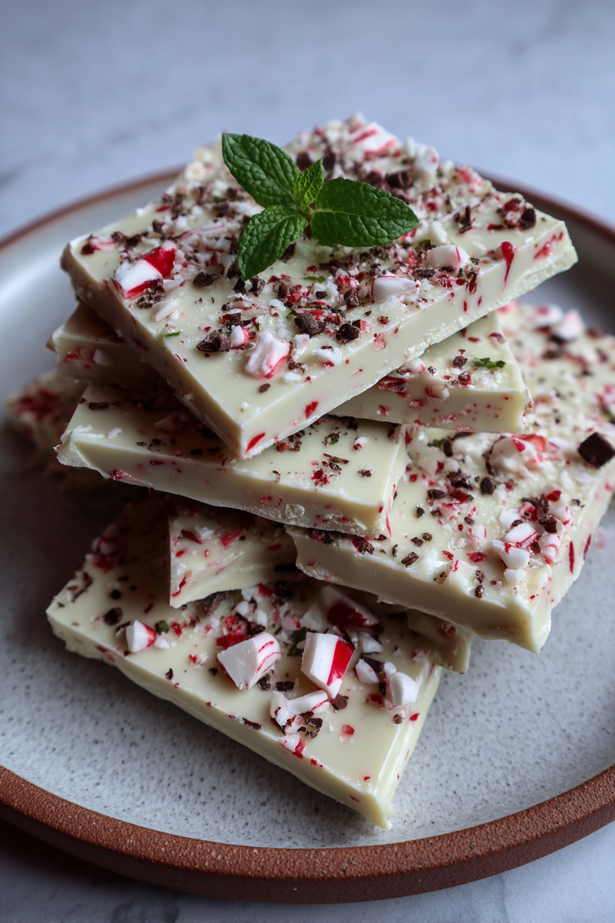 Easy Peppermint Bark Recipe recipe
