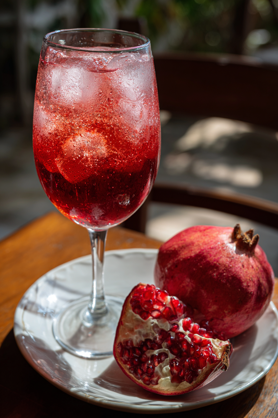 Easy Pomegranate Spritz Recipe recipe