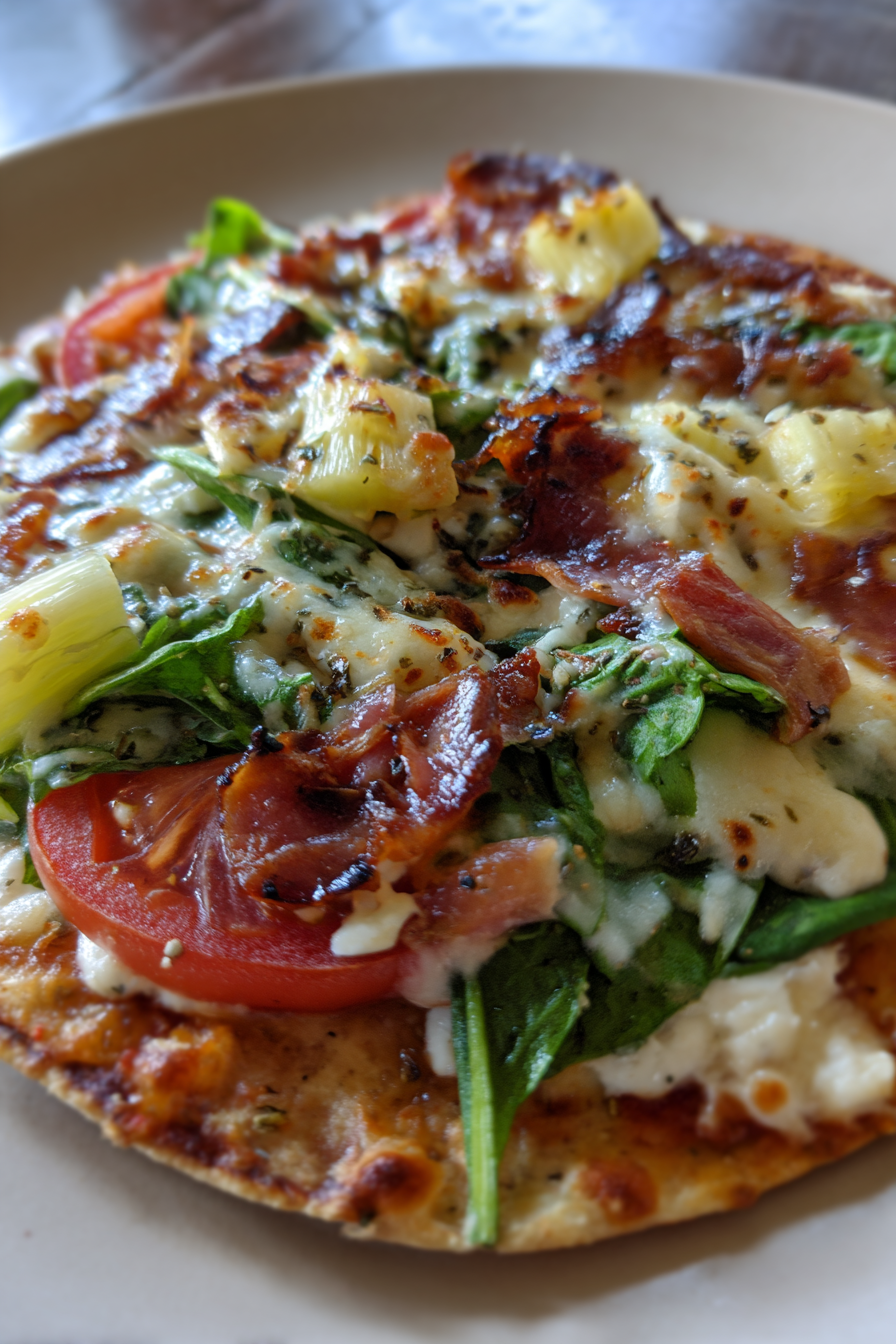 Quick Tortilla Pizza Wrap recipe