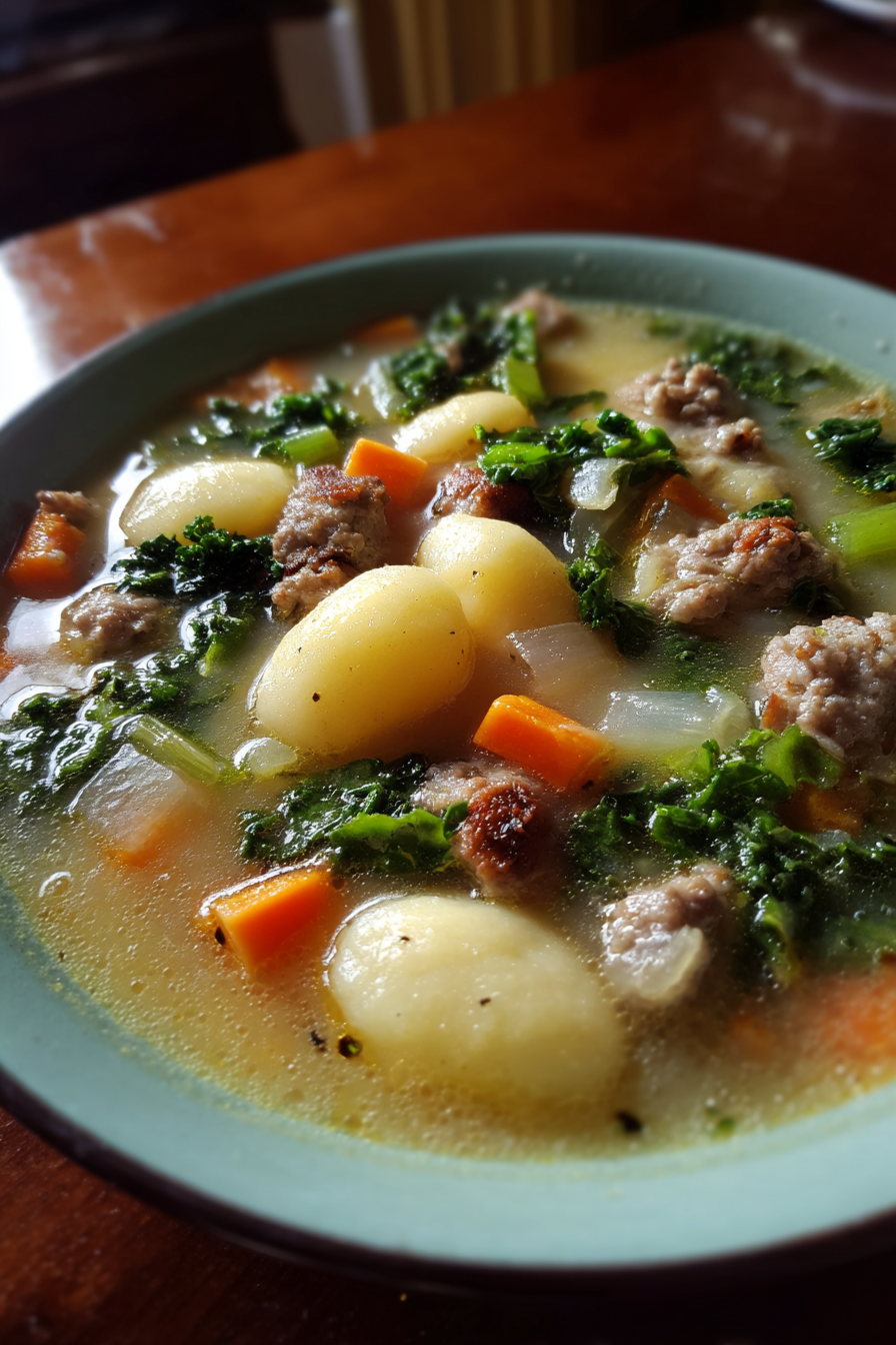 Easy Sausage Gnocchi Soup Recipe