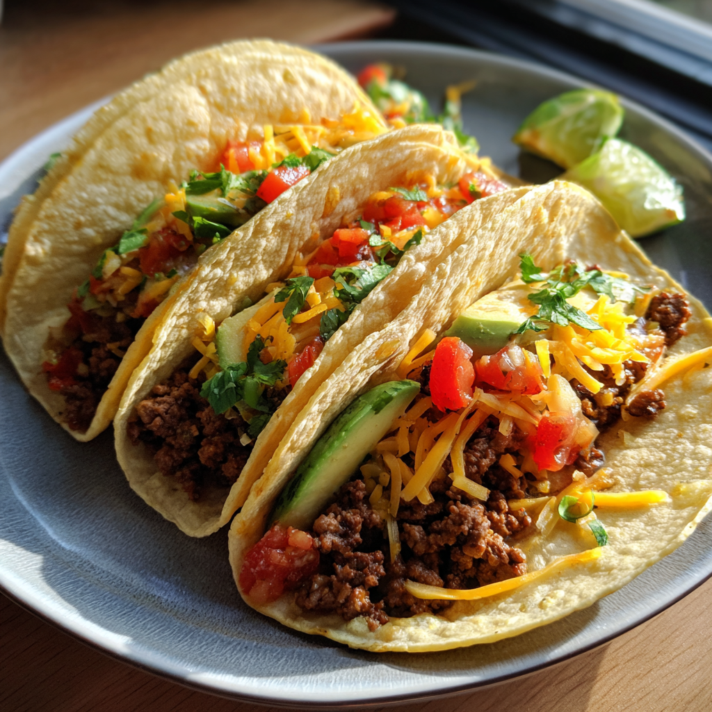 Easy Flavorful Beef Tacos Recipe