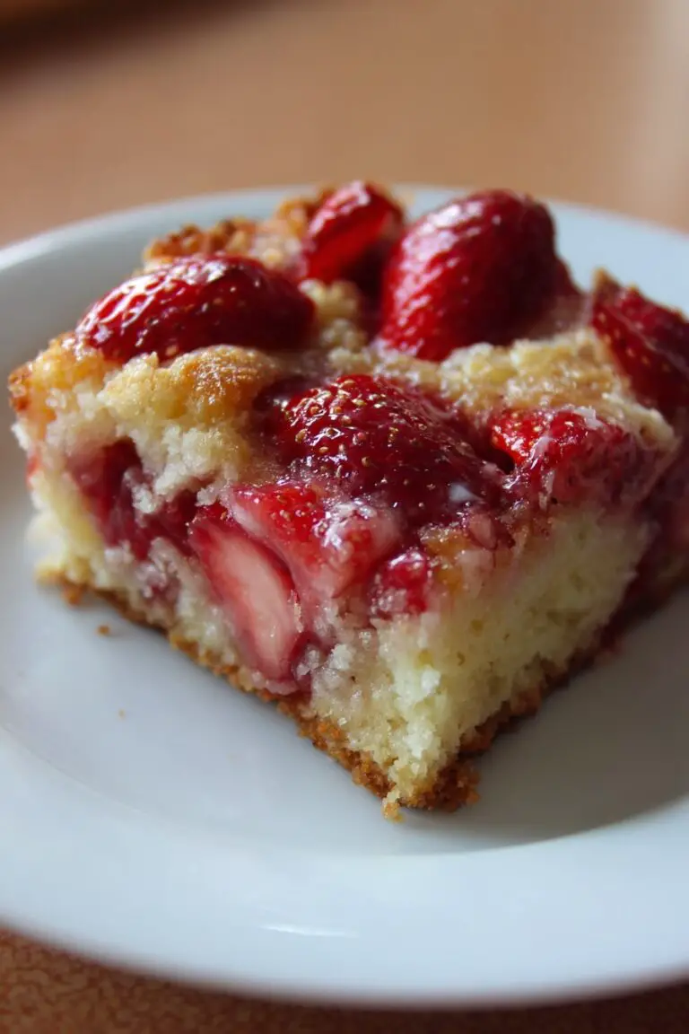 Strawberry Earthquake Cake7