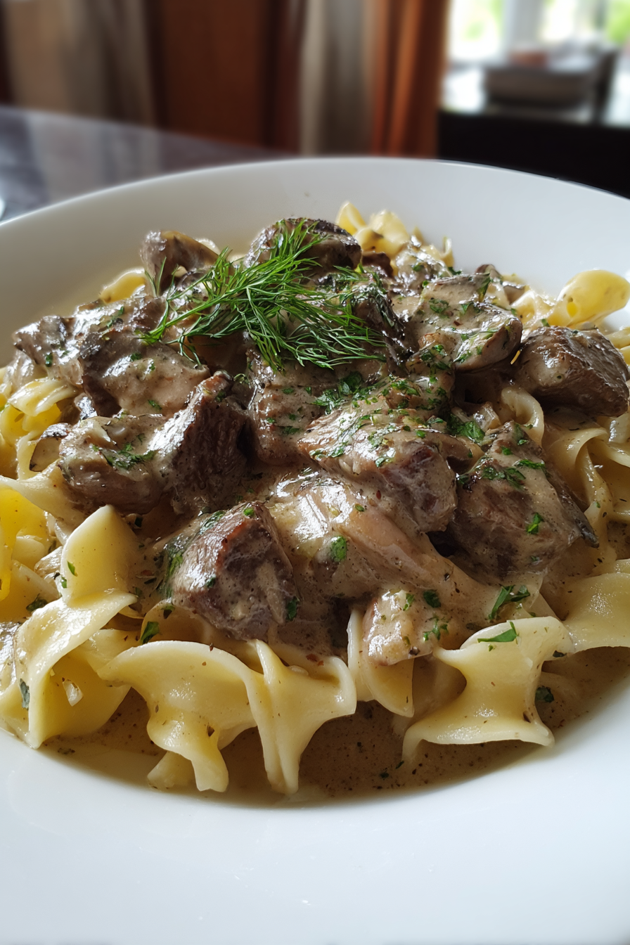 Easy Beef Stroganoff Recipe recipe