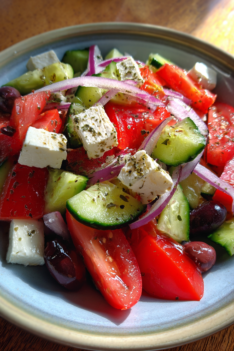 Easy Greek Salad Recipe recipe