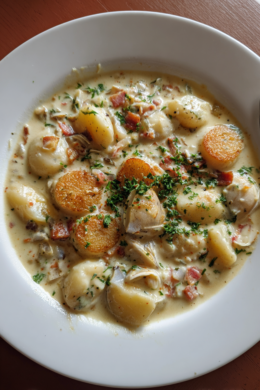 Easy Creamy Clam Chowder Recipe recipe